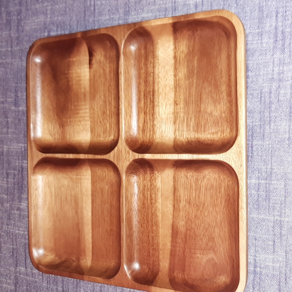 Threshold acacia divided serving tray FINAL SALE